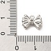 Brass Micro Pave Clear Cubic Zirconia Pendants ZIRC-P113-03P-3