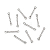 Tarnish Resistant 304 Stainless Steel Link Connectors LS-STAS-Z034-18A-P-1