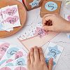 SUPERFINDINGS 120Pcs 3 Style TEAM Girl and Boy Stickers DIY-FH0003-23-3