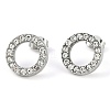 PVD Vacuum Plating 304 Stainless Steel Stud Earrings EJEW-C099-09-02-2