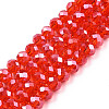 Electroplate Glass Beads Strands EGLA-A034-T1mm-A27-1