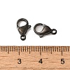 Ion Plating(IP) Polished 304 Stainless Steel Lobster Claw Clasps STAS-R072-07A-B-3