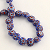 Handmade Millefiori Glass Beads Strands X-LK-R004-03E-2