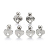 Tarnish Resistant 201 Stainless Steel Barbell Cartilage Earrings EJEW-R147-36-2