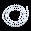 Imitation Jade Glass Beads Strands GLAA-T032-J4mm-01-3