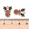 Alloy Enamel Pendants ENAM-S121-013B-3