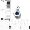 Brass Pave Cubic Zirconia Pendants KK-V002-23P-04-3