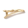 Alloy Alligator Hair Clips AJEW-A061-01A-G-3