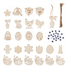 Wooden Cutouts Ornaments WOOD-TA0002-39-1