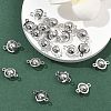 SHEGRACE Brass Round Links XGR0126P-122P-4