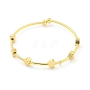 Heart Brass Bangles for Women BJEW-Z062-16G-2