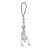 Glass & Acrylic Mobile Straps HJEW-SW00079-09-1