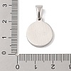 304 Stainless Steel Pendants STAS-S001-01P-B-3