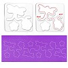 Acrylic Earring Handwork Template TOOL-WH0152-008-5