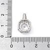 Brass Micro Pave Cubic Zirconia Pendants KK-Q047-01A-3