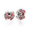 Alloy Rhinestone Spacer Beads RB-E534-01AS-D-2