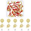 50Pcs Alloy Stud Earring Findings FIND-FH0005-72-1