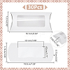 Kraft Paper Pillow Wedding Candy Favor Gift Boxes CON-WH0099-58A-2