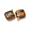 Natural Tiger Eye Pendants GG-CBAA798-03G-07-3