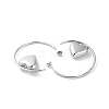 Non-Tarnish 304 Stainless Steel Stud Earrings EJEW-M249-01P-2