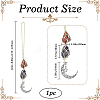 Nuggets Natural Red Jasper & Amethyst Pouch Pendant Decorations HJEW-WH20002-03B-2