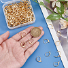 100Pcs 316L Surgical Stainless Steel Leverback Earring Findings STAS-BBC0010-61G-3