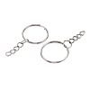 Iron Split Key Rings with Chain FIND-B028-19P-3