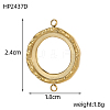 304 Stainless Steel Connector Cabochon Settings STAS-OY009-27G-2