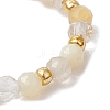 Natural Rutilated Quartz Beaded Stretch Rings RJEW-JR00867-05-4