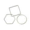 60Pcs 3 Styles Brass Linking Rings KK-YW0002-35-1