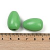 Spray Painted Wood European Beads WOOD-F017-10E-3