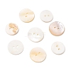 100Pcs 2 Styles Freshwater Shell Buttons BUTT-CJ0001-12-8