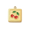 304 Stainless Steel Enamel Charms LS-STAS-F331-01B-G-1