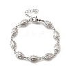 304 Stainless Steel Ladybug Link Bracelets for Women BJEW-K226-15B-P-4