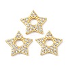 Brass Micro Pave Cubic Zirconia Pendants ZIRC-C022-13G-2