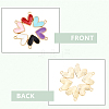 12Pcs 6 Colors Rack Plating Alloy Enamel Charms ENAM-YW0004-62-2