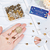 180Pcs 9 Styles Tibetan Style Tube Bails FIND-SC0009-24-3