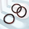 Natural Amber Beaded Stretch Bracelets for Women Men BJEW-D462-02B-4
