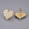 Iron Hair Clip and Stud Earrings Jewelry Sets SJEW-E331-07-5