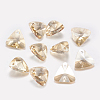 Faceted Glass Rhinestone Charms RGLA-F050-B-001GS-1