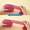 2 Rolls 2 Sizes Polyester Elastic Ribbon EW-TA0001-02D-4