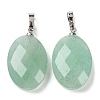 Natural Green Aventurine Pendants G-E603-03P-03-2