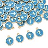 60Pcs Alloy Enamel Pendants ENAM-YW0008-02I-1
