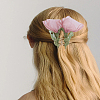 1Pc Zinc Alloy and Polyester Claw Hair Clips PHAR-LP0004-18B-1