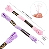 6Bundles 6 Colors Polyester Embroidery Floss OCOR-YW0001-24B-3
