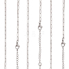 10Pcs 667 Stainless Steel Paperclip Chain Necklaces NJEW-BBC0001-48A-P-6