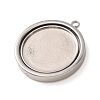 304 Stainless Steel Pendant Cabochons Settings SA-CBA8B85-07P-2