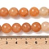 Natural Red Aventurine Bead Strands G-P257-02-10mm-01-3