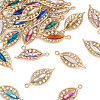 24Pcs 12 Colors KC Gold Plated Alloy Pendants FIND-TA0003-71-10