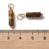 Natural Tiger Eye Pendants STAS-C120-01G-04-3